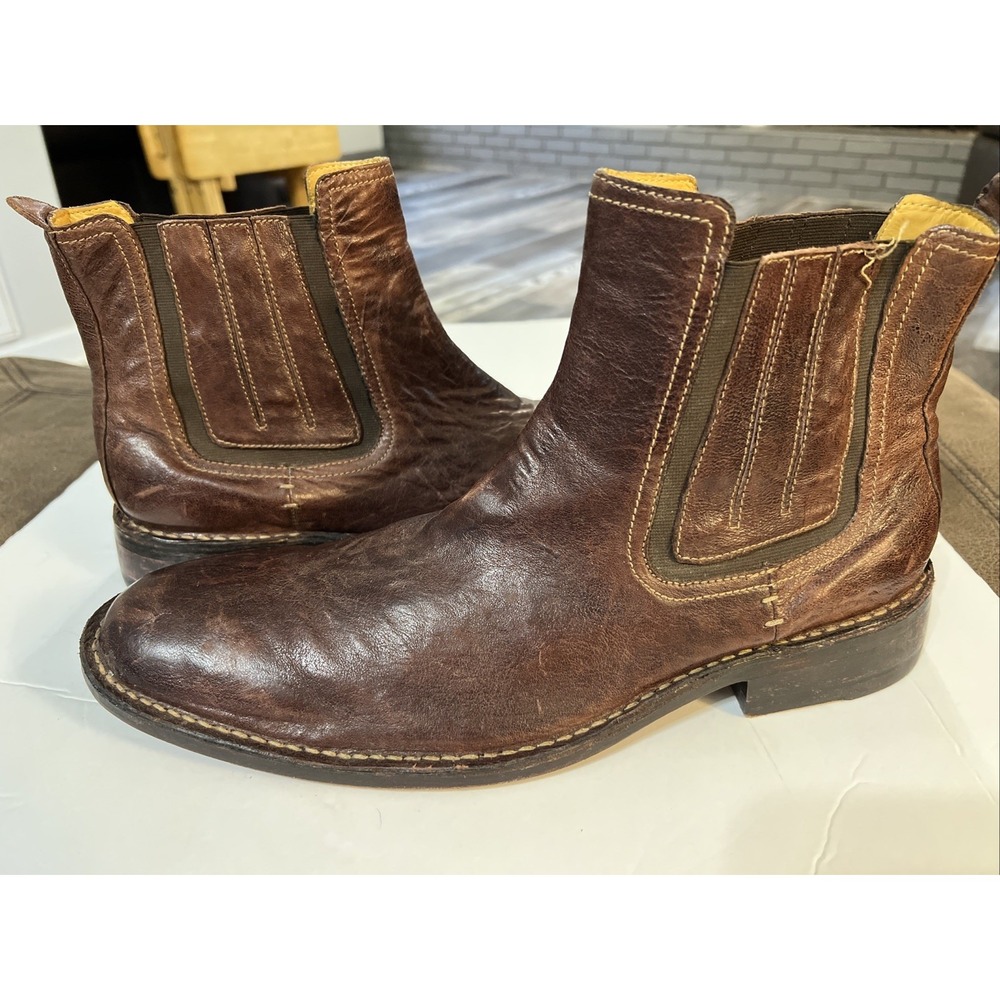 Cole Haan Brown Leather Chelsea Ankle Boots Men's SZ 13 C05564